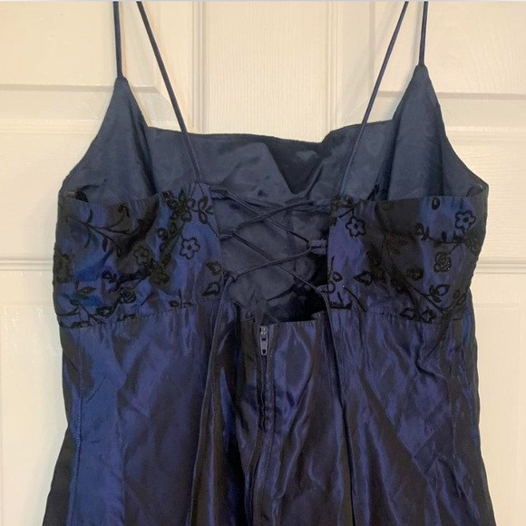 Vintage 90s Corset Prom Dress - Picture 1 of 7